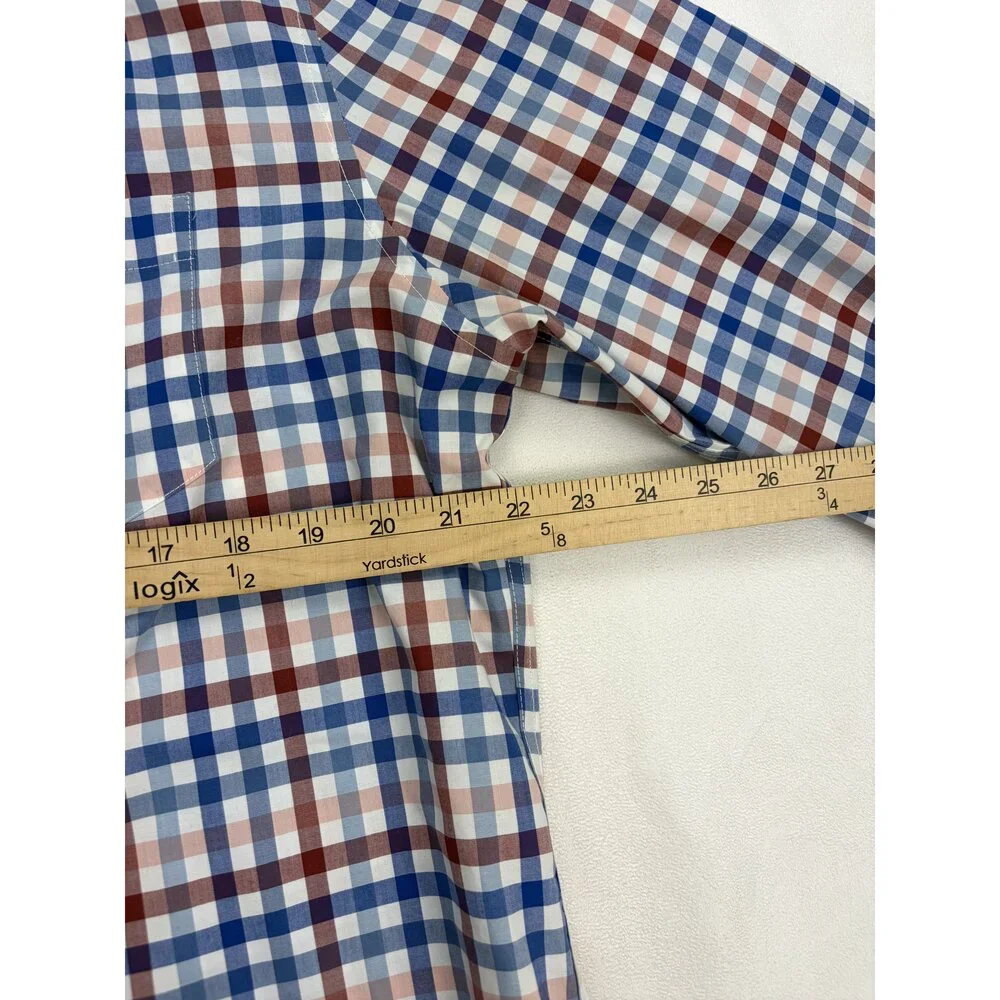 L.L.‎ Bean Men's XL Plaid Button-Down Dress Shirt